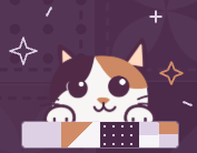 Calico cat mascot